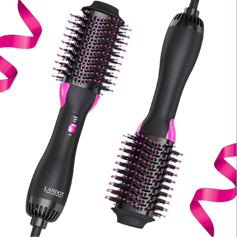 Like New- Black and Pink Hair Styling Brush